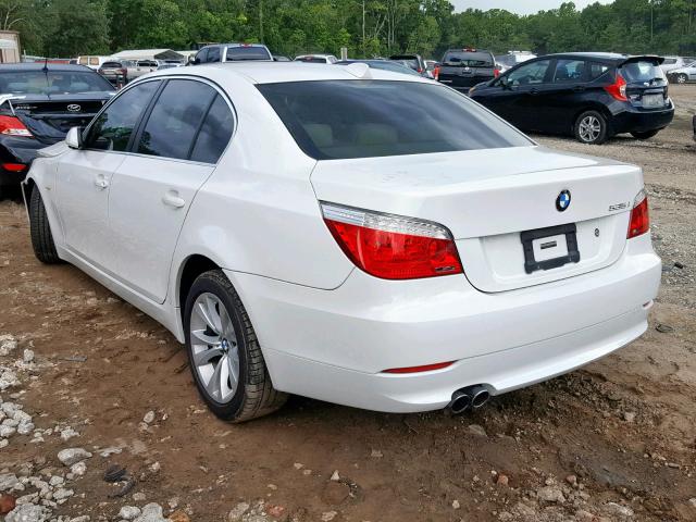 WBANW13539C163235 - 2009 BMW 535 I WHITE photo 3