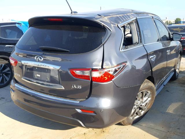 5N1AL0MM2DC317335 - 2013 INFINITI JX35 BASE CHARCOAL photo 4