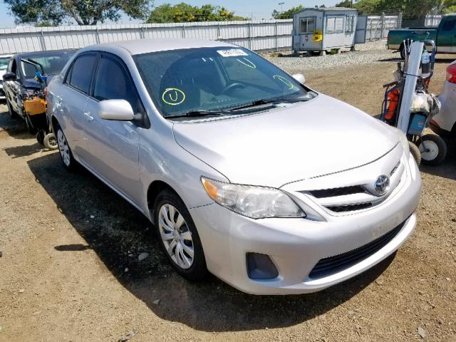 2T1BU4EEXCC783685 - 2012 TOYOTA COROLLA BA SILVER photo 1