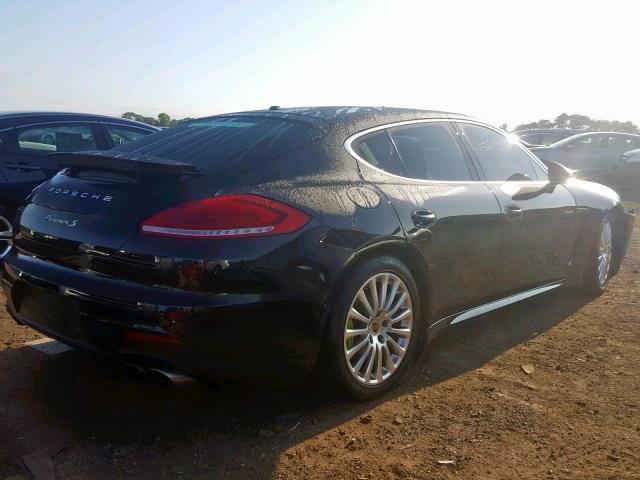 WP0AD2A73EL044936 - 2014 PORSCHE PANAMERA S BLACK photo 4