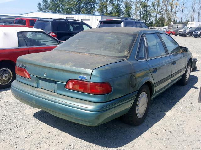 1FACP52U9PG154560 - 1993 FORD TAURUS GL GREEN photo 4