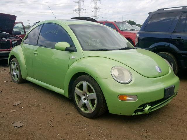 3VWCD21C93M411644 - 2003 VOLKSWAGEN NEW BEETLE მწვანე ფოტო 1