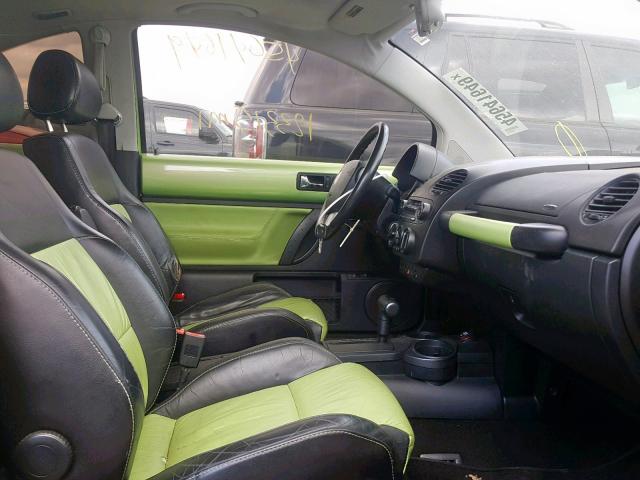 3VWCD21C93M411644 - 2003 VOLKSWAGEN NEW BEETLE მწვანე ფოტო 5