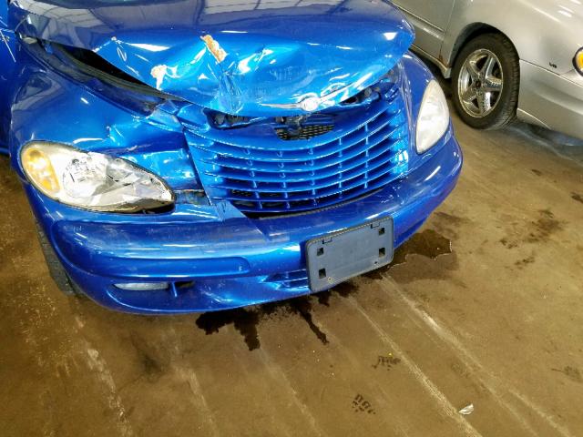 3C4FY58BX3T616074 - 2003 CHRYSLER PT CRUISER BLUE photo 9