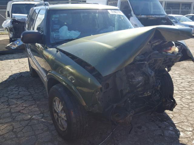 1GKDT13W012188334 - 2001 GMC JIMMY GREEN photo 1