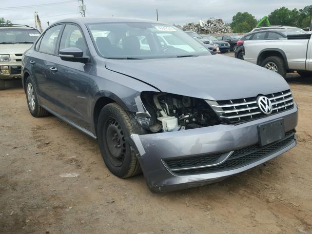 1VWAP7A36CC079885 - 2012 VOLKSWAGEN PASSAT S GRAY photo 1