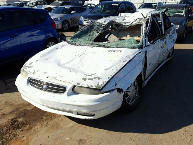 2G4WB55K6Y1172542 - 2000 BUICK REGAL LS WHITE photo 2