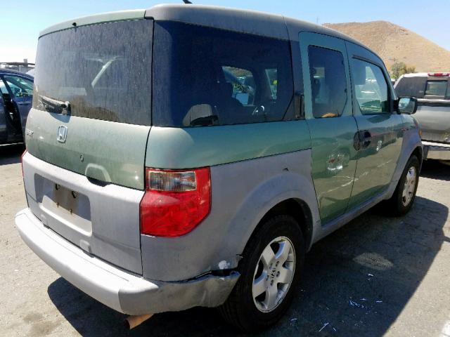 5J6YH18553L019920 - 2003 HONDA ELEMENT EX GREEN photo 4