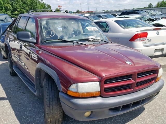 1D4HR38N73F527211 - 2003 DODGE DURANGO SP BURGUNDY photo 1