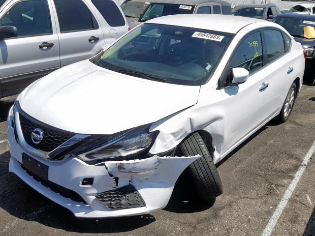 3N1AB7AP8JY227577 - 2018 NISSAN SENTRA S WHITE photo 2