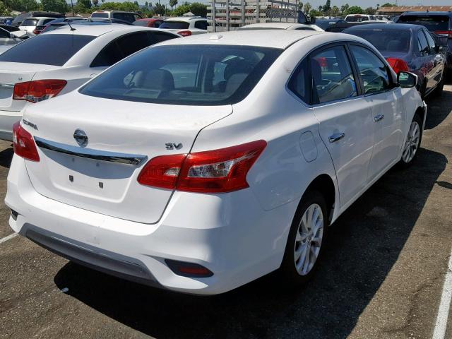 3N1AB7AP8JY227577 - 2018 NISSAN SENTRA S WHITE photo 4