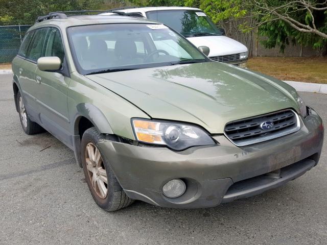 4S4BP62C457361921 - 2005 SUBARU LEGACY OUT GREEN photo 1