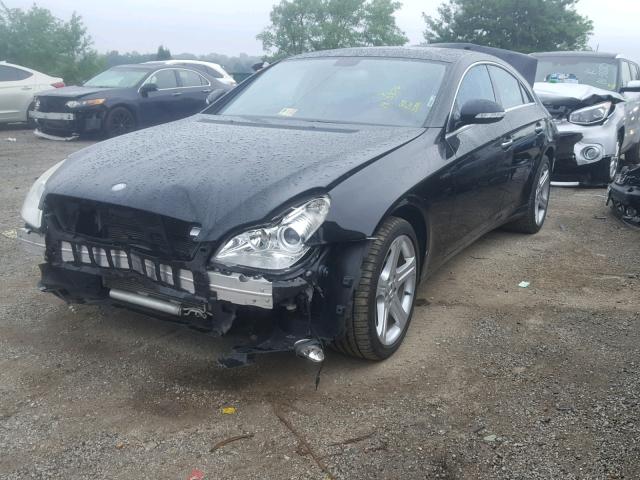 WDDDJ75X66A041643 - 2006 MERCEDES-BENZ CLS 500C BLACK photo 2