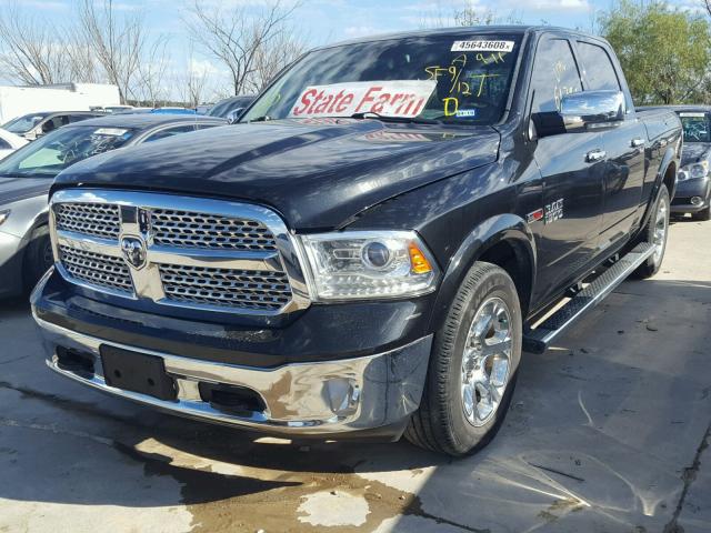 1C6RR7VM1FS716959 - 2015 RAM 1500 LARAM BLACK photo 2