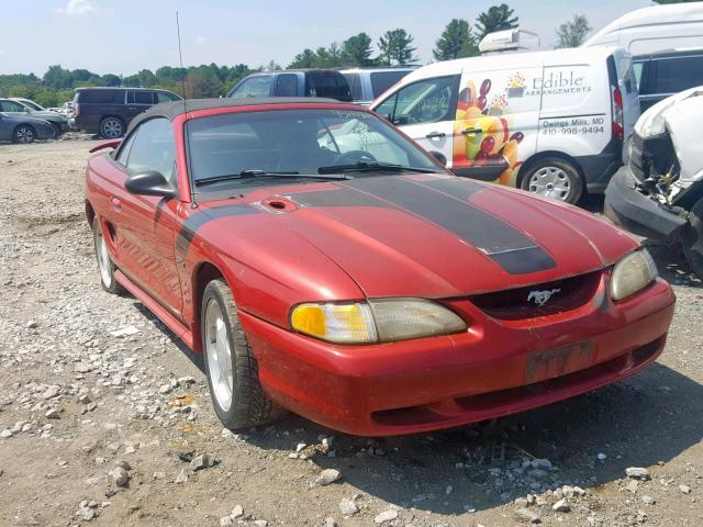 1FAFP45X6WF197478 - 1998 FORD MUSTANG GT RED photo 1