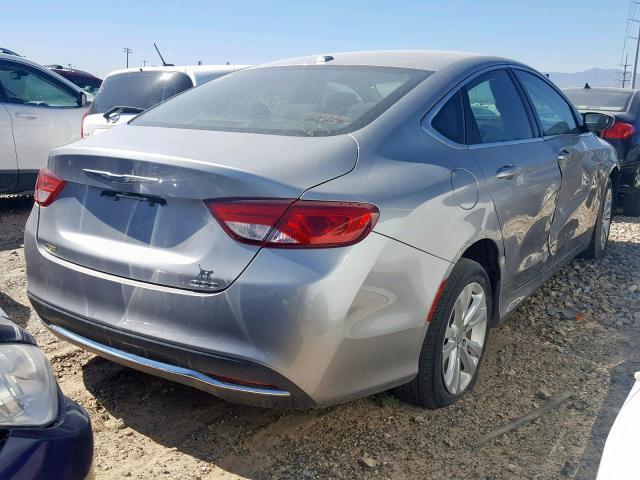 1C3CCCAB5GN126698 - 2016 CHRYSLER 200 LIMITE SILVER photo 4