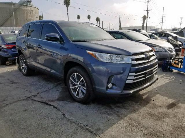 5TDJZRFH5KS920525 - 2019 TOYOTA HIGHLANDER GRAY photo 1