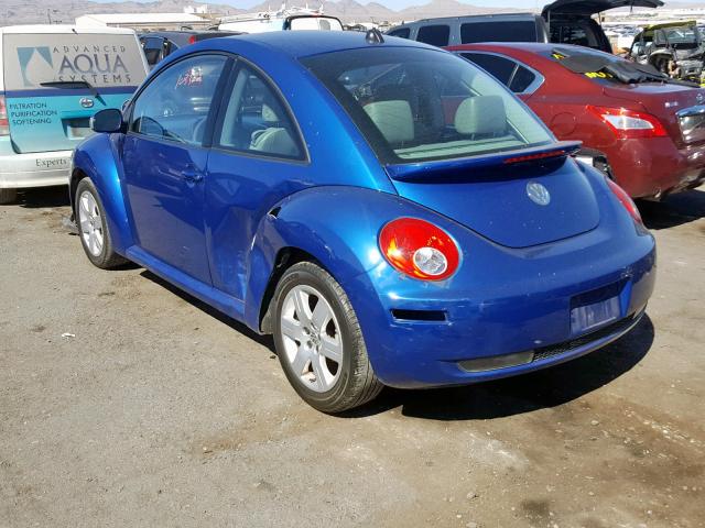 3VWRW31C47M505463 - 2007 VOLKSWAGEN NEW BEETLE ლურჯი ფოტო 3