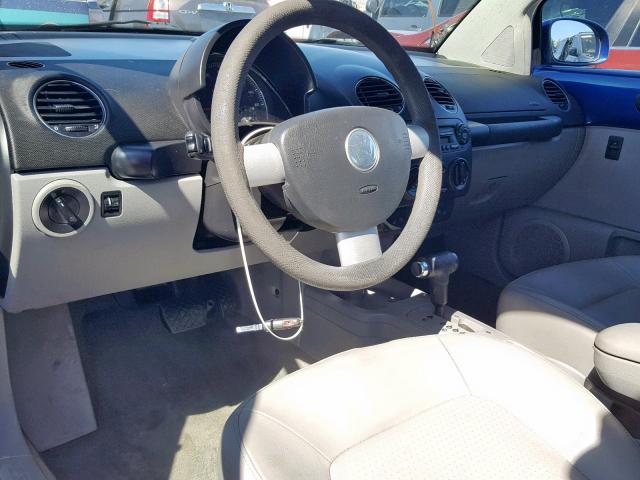 3VWRW31C47M505463 - 2007 VOLKSWAGEN NEW BEETLE ლურჯი ფოტო 9