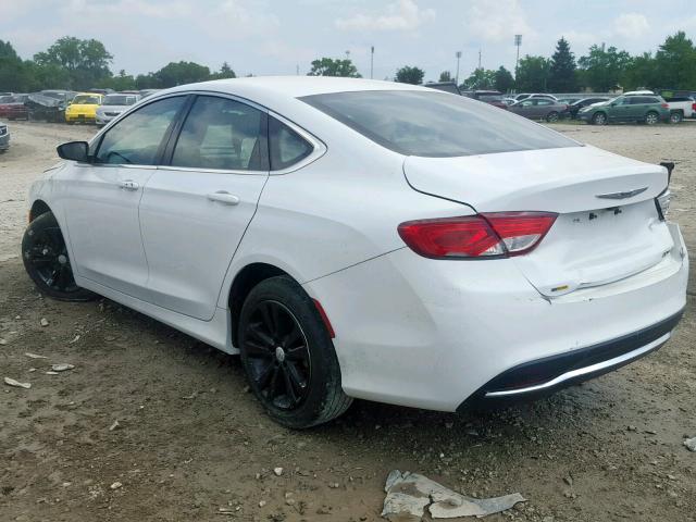 1C3CCCAB7GN179760 - 2016 CHRYSLER 200 LIMITE WHITE photo 3