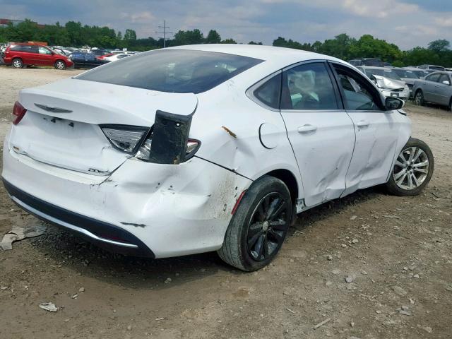 1C3CCCAB7GN179760 - 2016 CHRYSLER 200 LIMITE WHITE photo 4