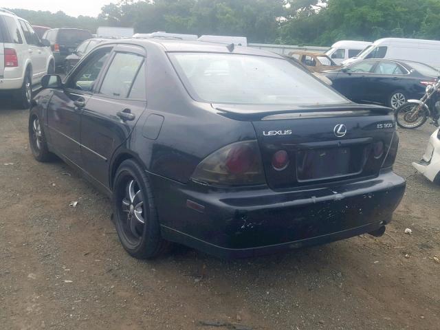 JTHBD182410014668 - 2001 LEXUS IS 300 BLACK photo 3