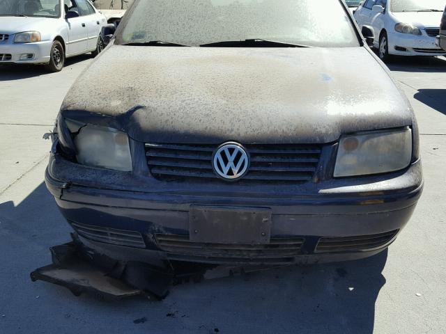 3VWSK69M02M113584 - 2002 VOLKSWAGEN JETTA GLS BLUE photo 7