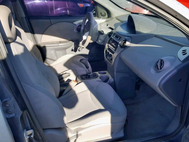 1G8AZ52F63Z123224 - 2003 SATURN ION LEVEL SILVER photo 5