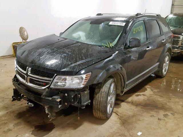 3C4PDCDG7DT730864 - 2013 DODGE JOURNEY CR BLACK photo 2