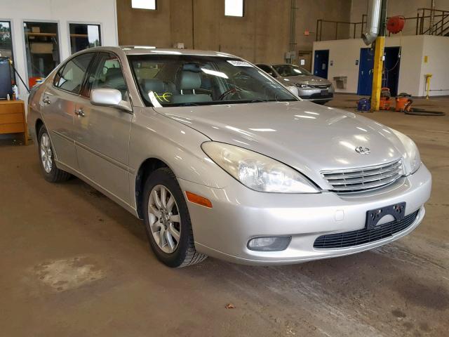 JTHBF30G530121700 - 2003 LEXUS ES 300 SILVER photo 1