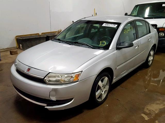1G8AJ52FX4Z154307 - 2004 SATURN ION LEVEL SILVER photo 2