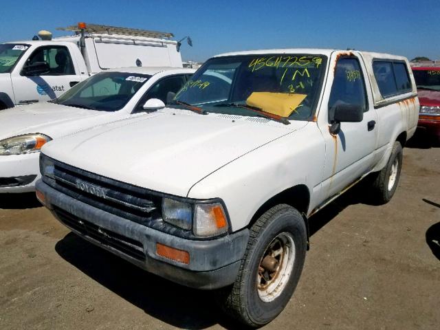 JT4RN81AXM0068634 - 1991 TOYOTA PICKUP 1/2 WHITE photo 2