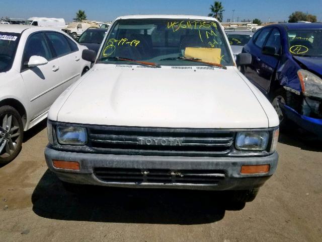 JT4RN81AXM0068634 - 1991 TOYOTA PICKUP 1/2 WHITE photo 9