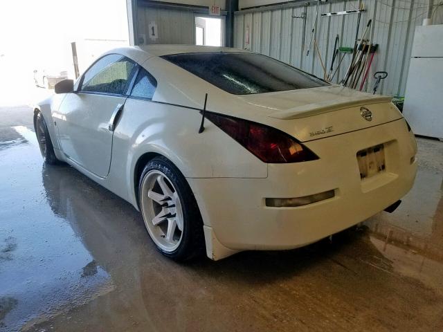 JN1AZ34E23T019933 - 2003 NISSAN 350Z COUPE WHITE photo 3