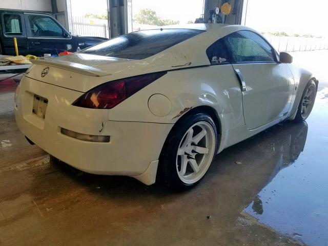 JN1AZ34E23T019933 - 2003 NISSAN 350Z COUPE WHITE photo 4