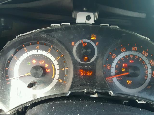 JTKJF5C78FJ002745 - 2015 TOYOTA SCION TC SILVER photo 8