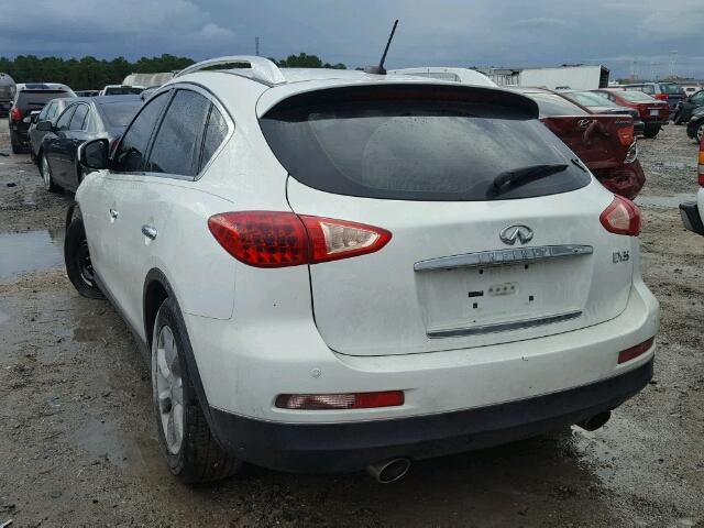 JN1AJ0HP4AM703150 - 2010 INFINITI EX35 BASE WHITE photo 3