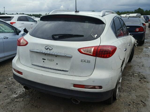 JN1AJ0HP4AM703150 - 2010 INFINITI EX35 BASE WHITE photo 4