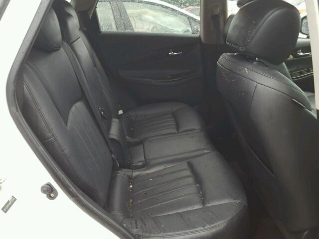 JN1AJ0HP4AM703150 - 2010 INFINITI EX35 BASE WHITE photo 6
