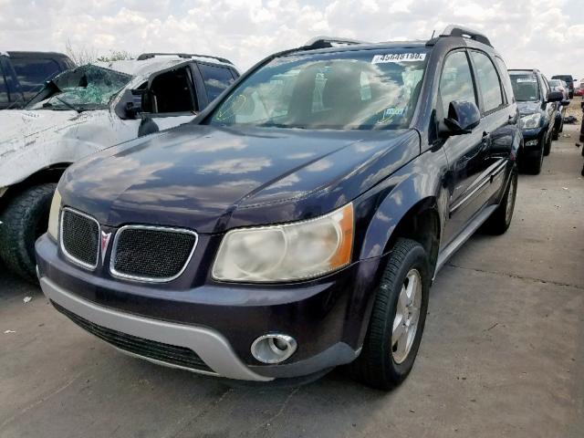 2CKDL63F076002787 - 2007 PONTIAC TORRENT PURPLE photo 2