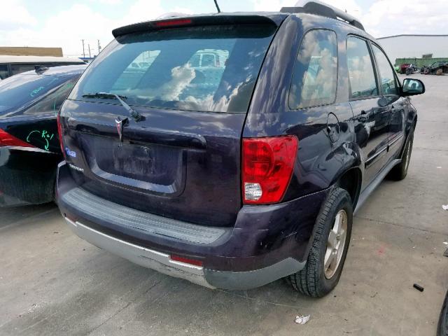 2CKDL63F076002787 - 2007 PONTIAC TORRENT PURPLE photo 4