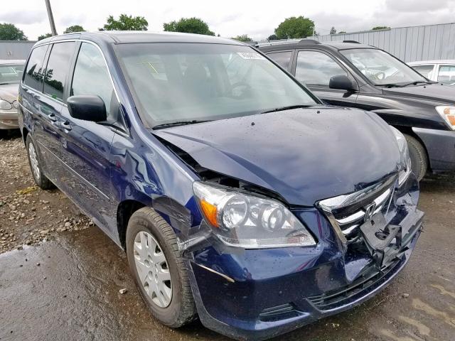 5FNRL38287B038108 - 2007 HONDA ODYSSEY LX BLUE photo 1