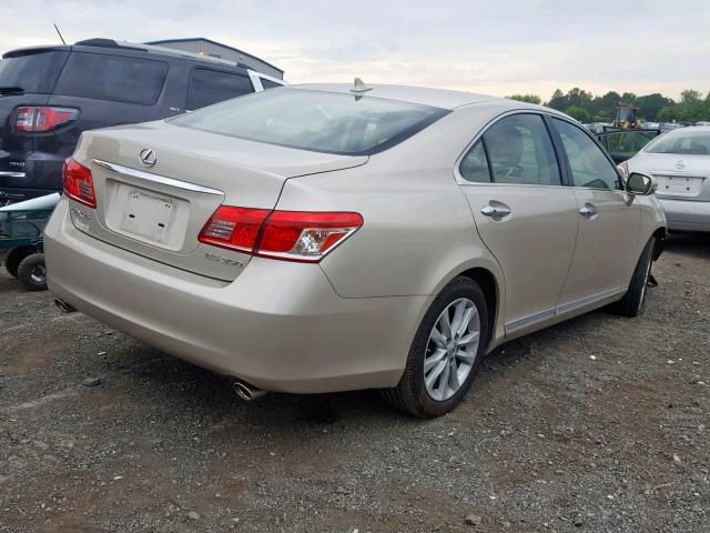 JTHBK1EG3A2407409 - 2010 LEXUS ES 350 TAN photo 4