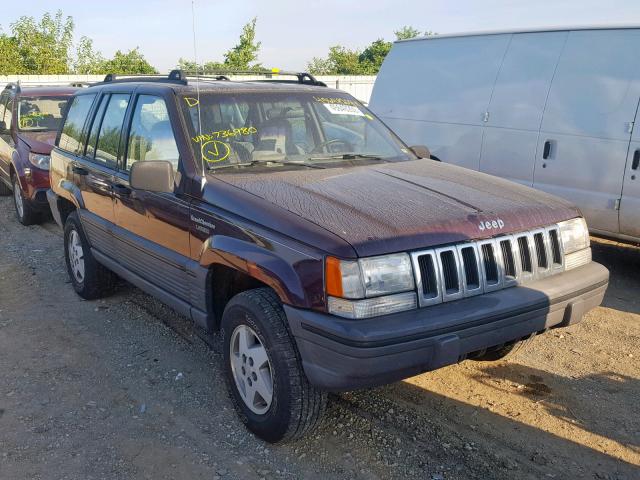 1J4GZ58S8SC736980 - 1995 JEEP GRAND CHER MAROON photo 1