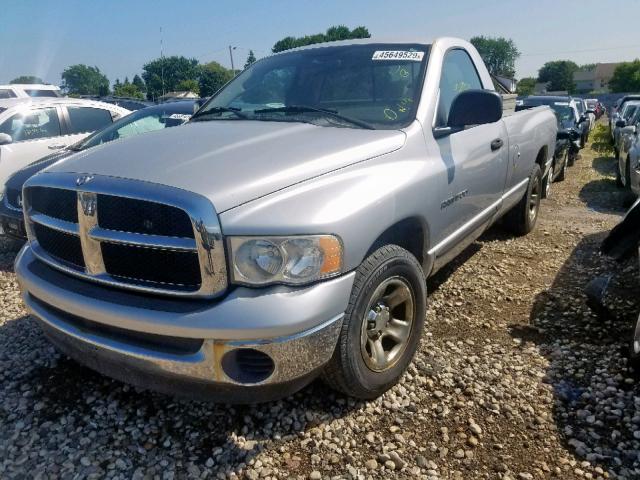 1D7HA16K95J635739 - 2005 DODGE RAM 1500 S SILVER photo 2