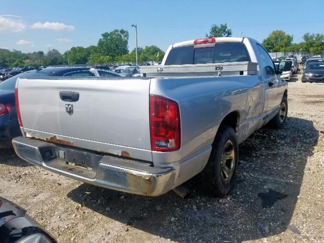 1D7HA16K95J635739 - 2005 DODGE RAM 1500 S SILVER photo 4