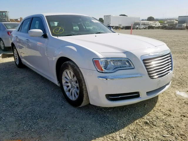 2C3CCAAG6DH699324 - 2013 CHRYSLER 300 WHITE photo 1