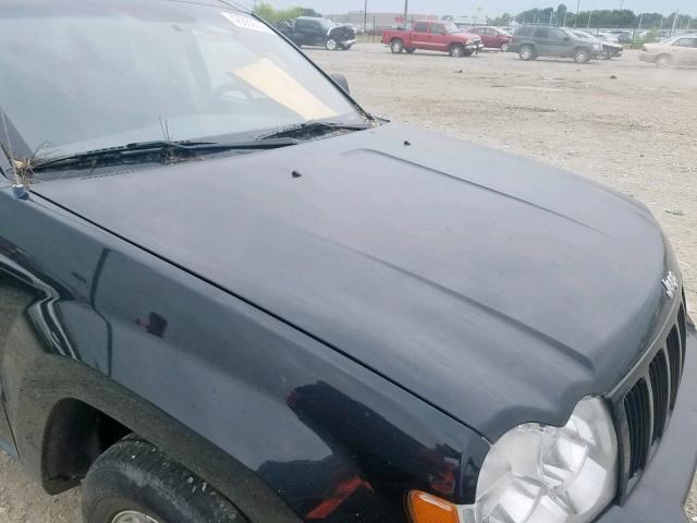 1J8GS48K97C689768 - 2007 JEEP GRAND CHER BLACK photo 9