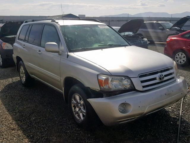 JTEHD21A560044221 - 2006 TOYOTA HIGHLANDER SILVER photo 1