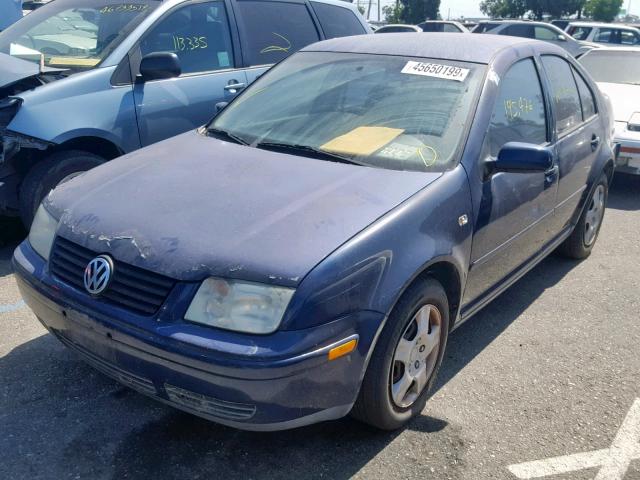 3VWRK69M53M123429 - 2003 VOLKSWAGEN JETTA GL BLUE photo 2